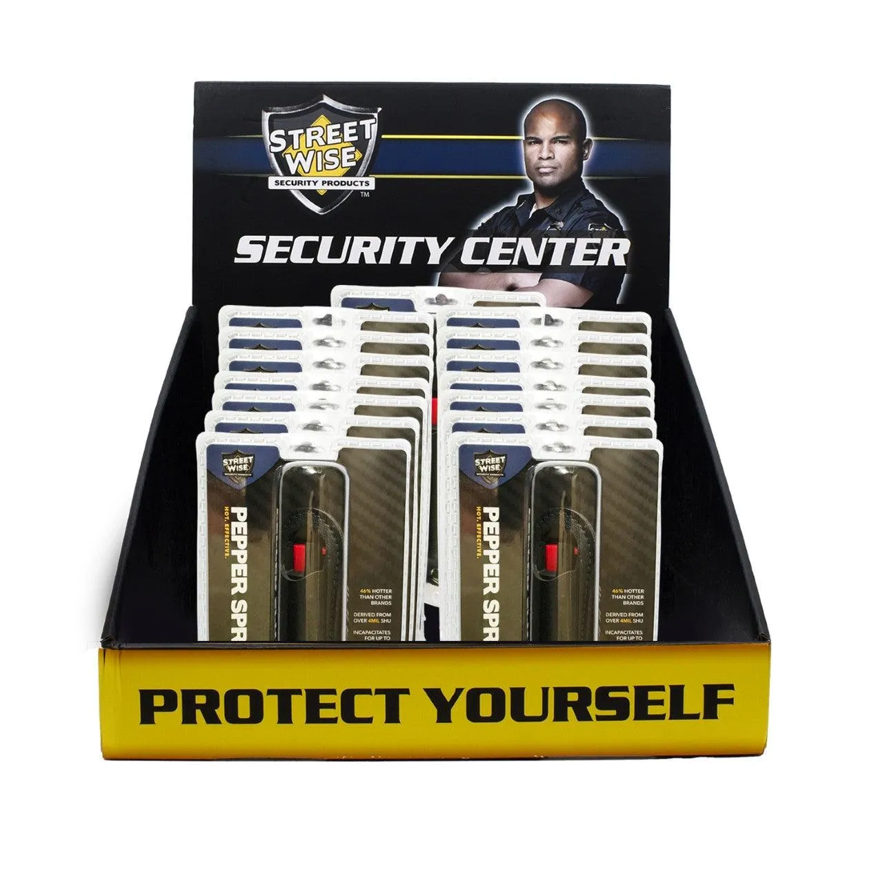 125 Units Halo Key-Chain Pepper Spray with Counter Display Option