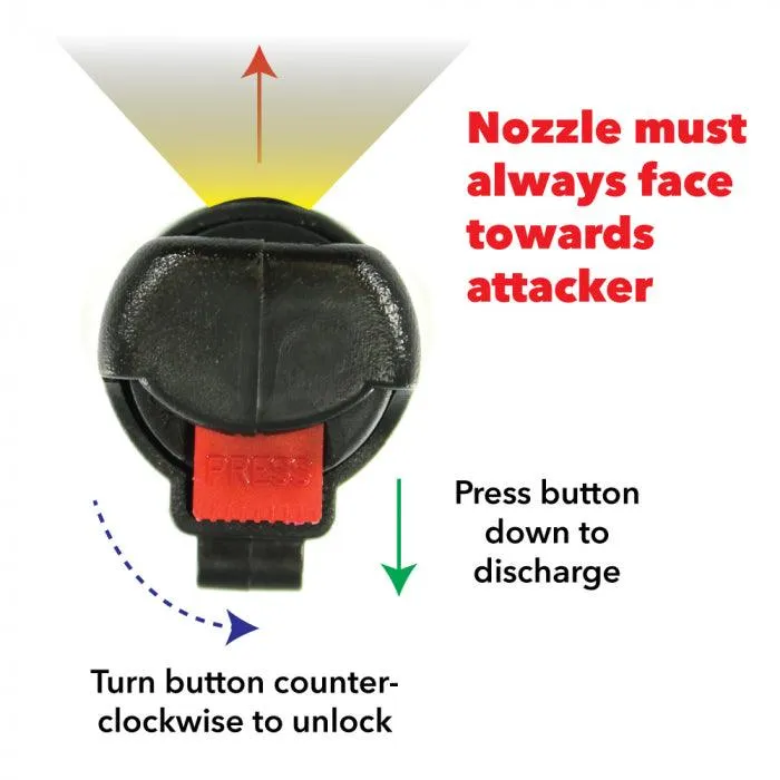 125 Units Halo Key-Chain Pepper Spray with Counter Display Option