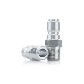 3/8" MPT Stainless Steel Plug