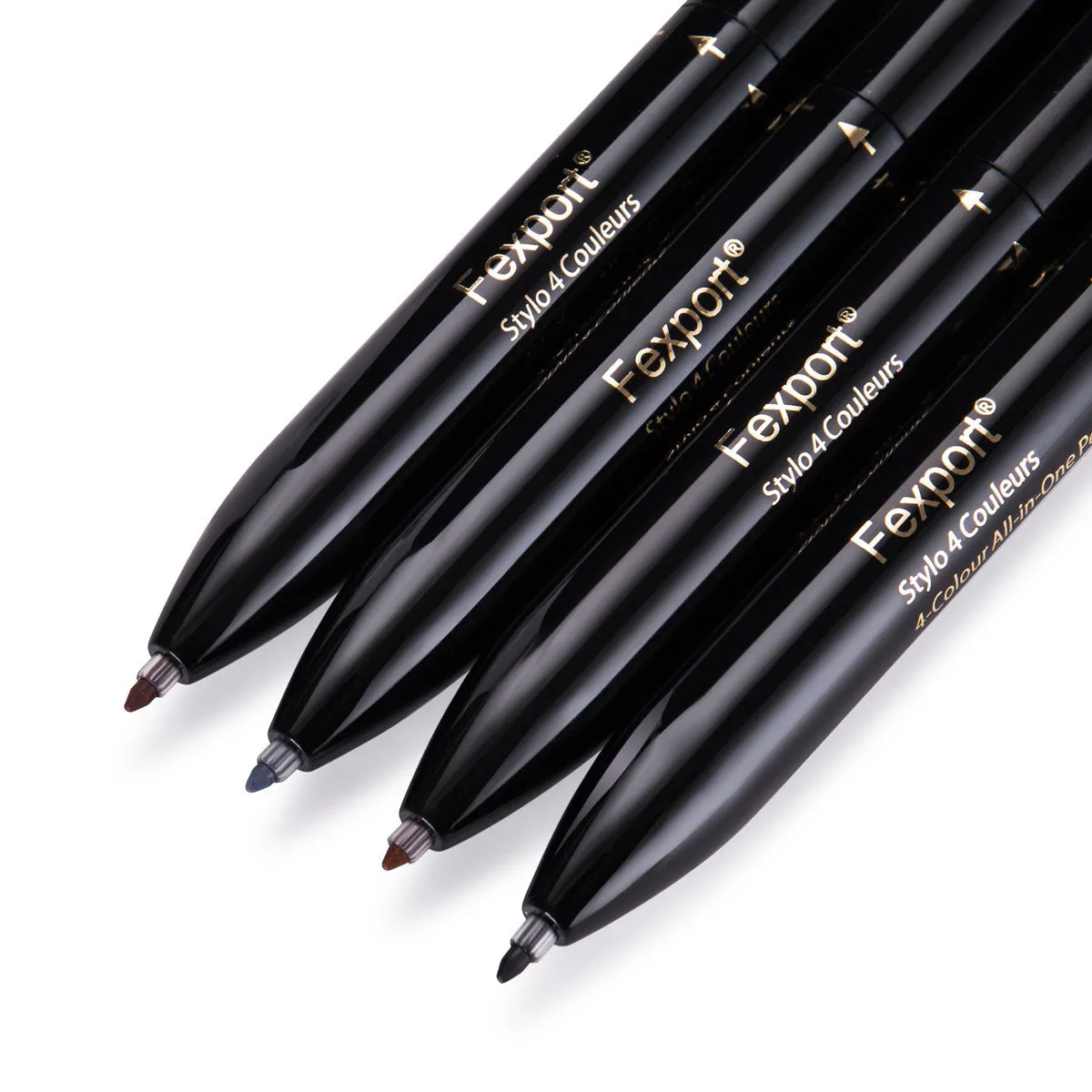 4-in-1 Waterproof Eyebrow Pencil & Eyeliner - Multi-Color, Smudge-Proof