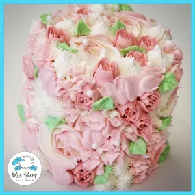5" Blush Textures To Go Cake