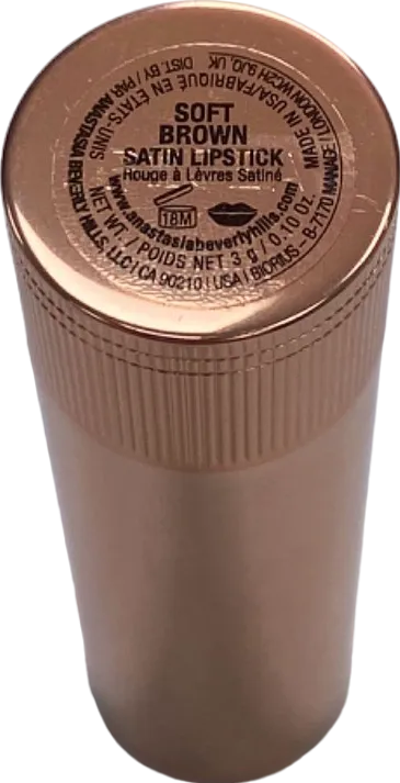 Anastasia Beverly Hills Satin Lipstick Soft Brown 3.5g