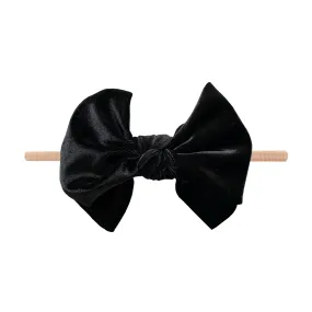 Baby Bling VELVET FAB Skinny--Black on Blush