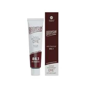 Bronsun Lash & Brow Gel Dye - #4.1 Red Chestnut