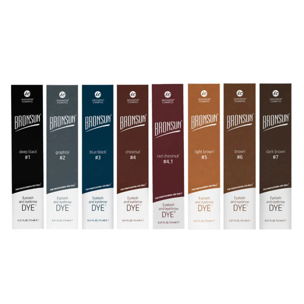 Bronsun Lash & Brow Gel Dye - #4.1 Red Chestnut