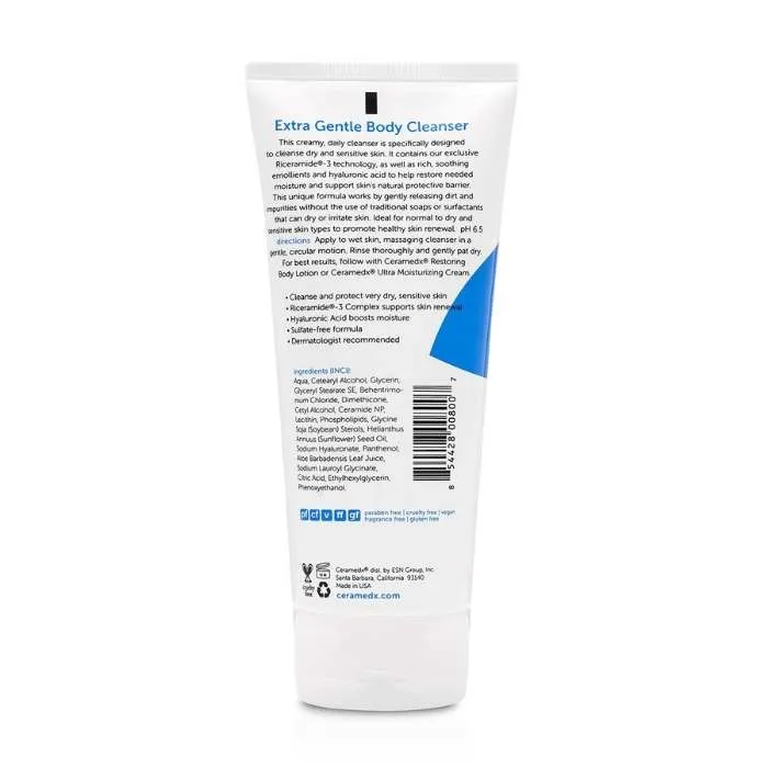 Ceramedx - Extra Gentle Body Cleanser, 6 fl oz