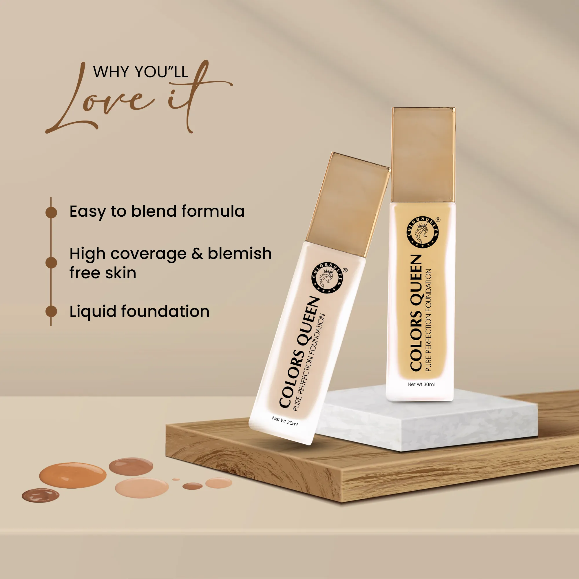 Colors Queen Pure Perfection Foundation