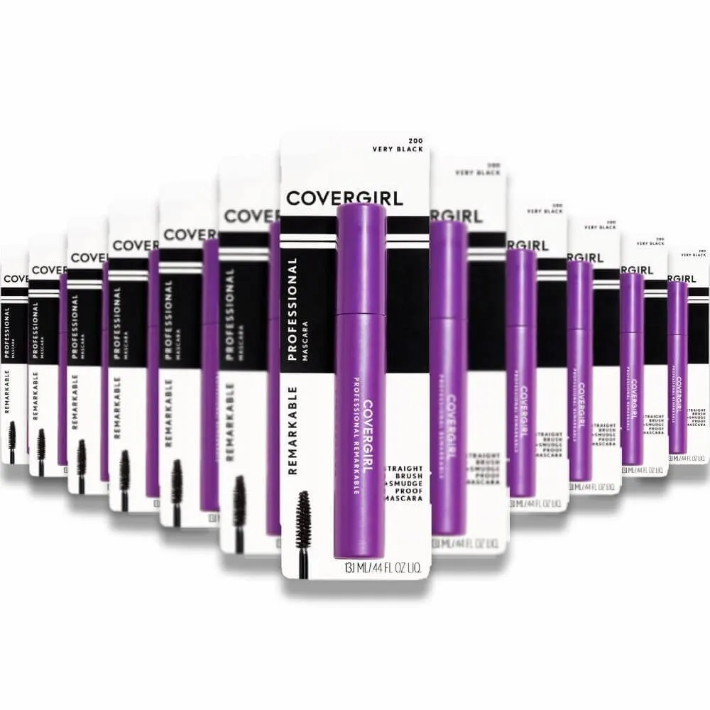 Covergirl - Professional Remarkable Washable Mascara-Very Black (200) - 0.3 Oz - 24 Pack