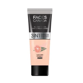 FACES CANADA All Day Hydra Matte Foundation Rose Ivory 011 15ml