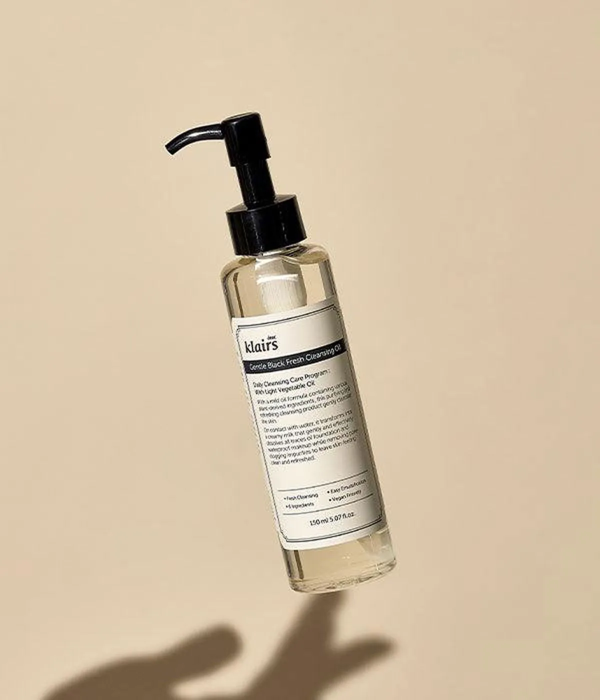 klairs Gentle Black Fresh Cleansing Oil 150ml