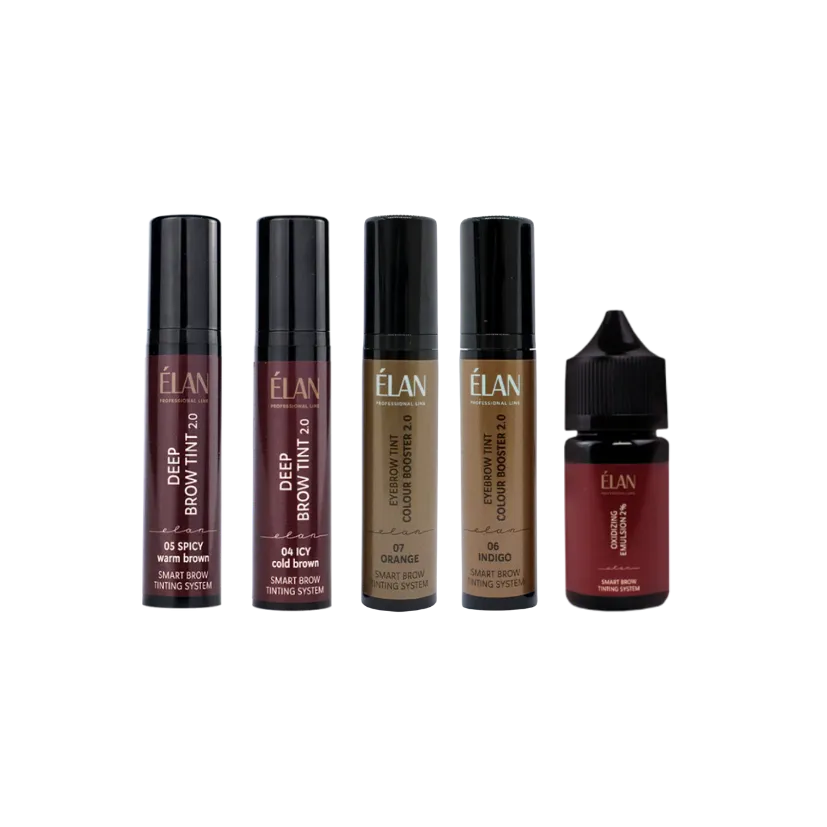 ÉLAN - Eyebrow 2.0 Tint Kit (2.0 Tints, 2.0 Boosters, 2% Oxidising Emulsion)
