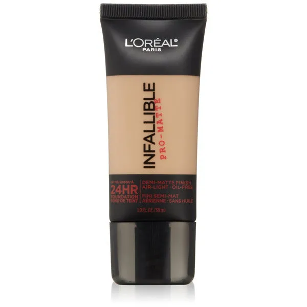 L'OREAL - Infallible Pro-Matte Foundation 107 Fresh Beige - 1 fl. oz. (30 ml)