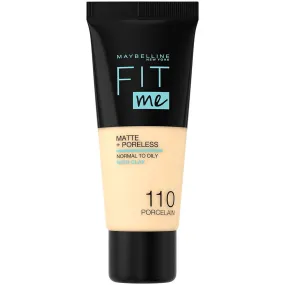 Maybelline Fit Me Matteporeless 110 Porcelaine Foundation 10 Tab
