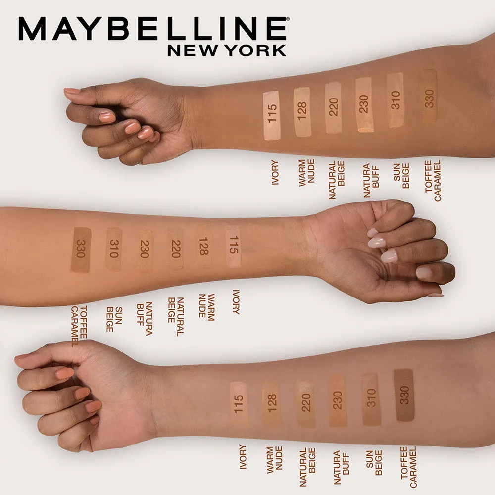 Maybelline New York Fit Me Matte Poreless Liquid Foundation Tube, 220 Natural Beige, 18ml