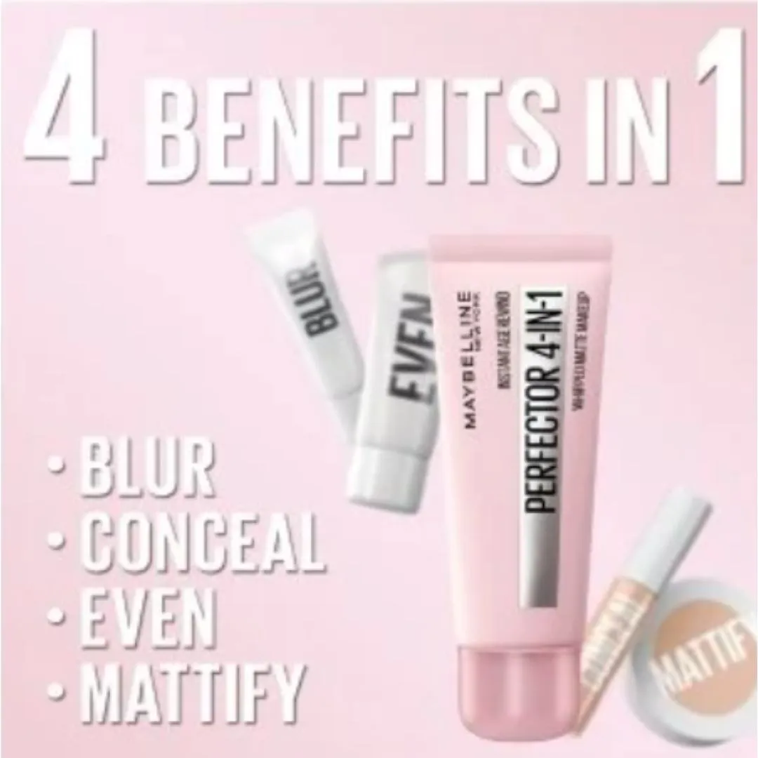 Maybelline New York Instant Perfector 4-in-1 Matte Foundation Makeup - Fair Light