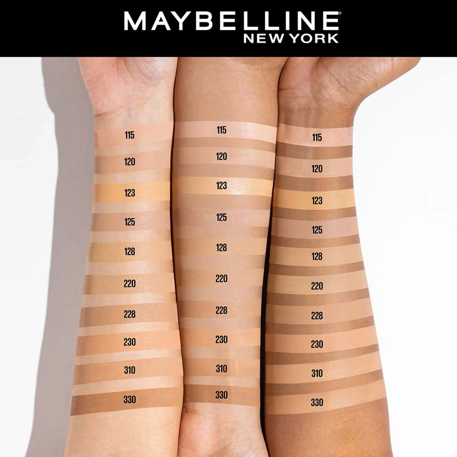Maybelline New York Super Stay Lumi-Matte Liquid Foundation 30H Longwear yet Light-As-Air, 115, 35ml