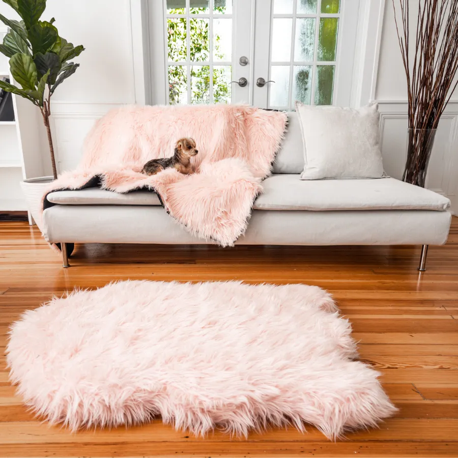 PupProtector™ Waterproof Throw Blanket - Blush Pink