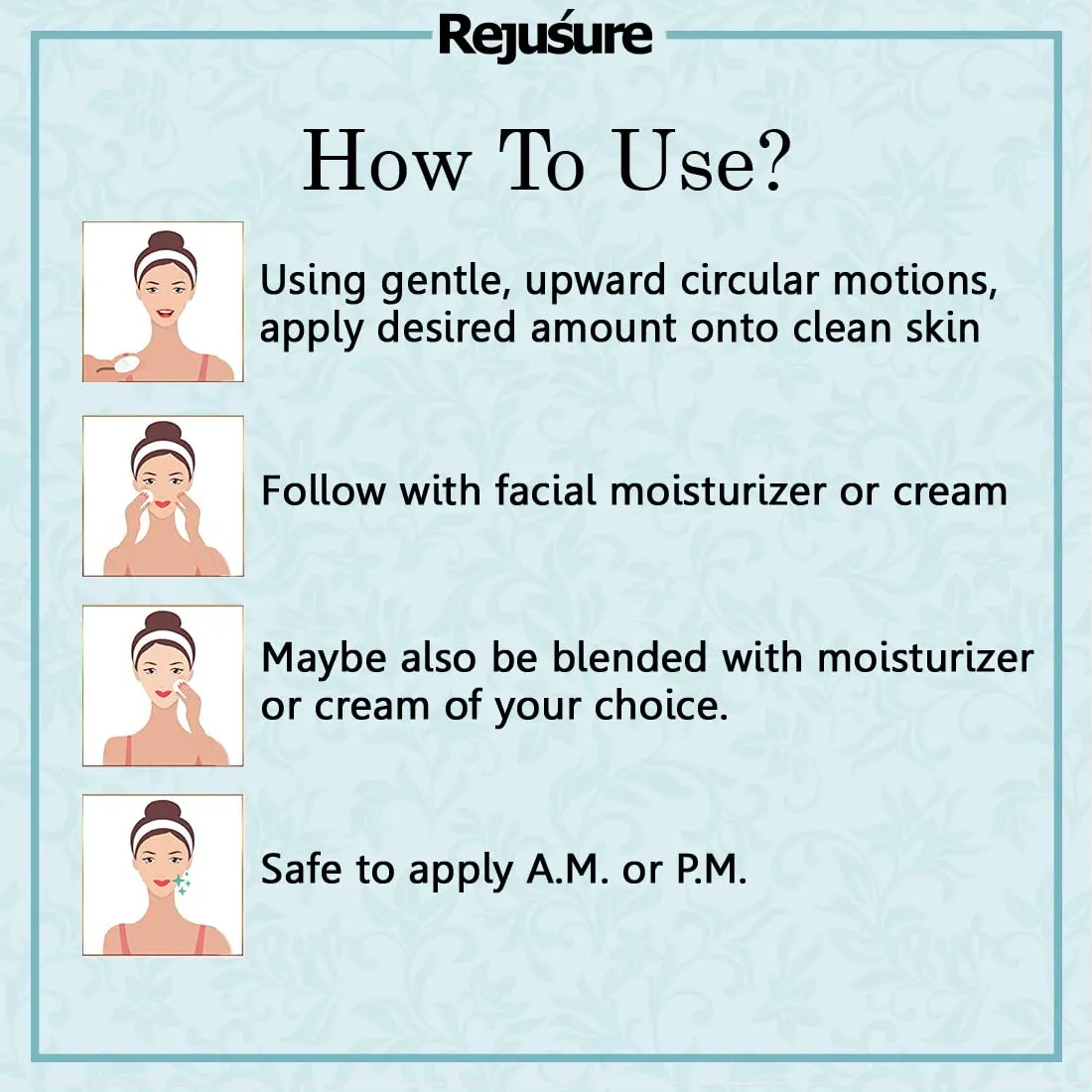 Rejusure Hyaluronic Acid Facial Serum – Advance Anti – Aging Hydration – 30 ml (Pack of 3)