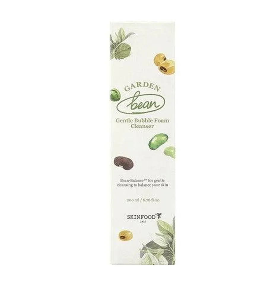 SKINFOOD Garden Bean Gentle Bubble Foam Cleanser 200ml