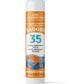 SPF 35 Kids Face Stick .65 oz by W.S. Badger