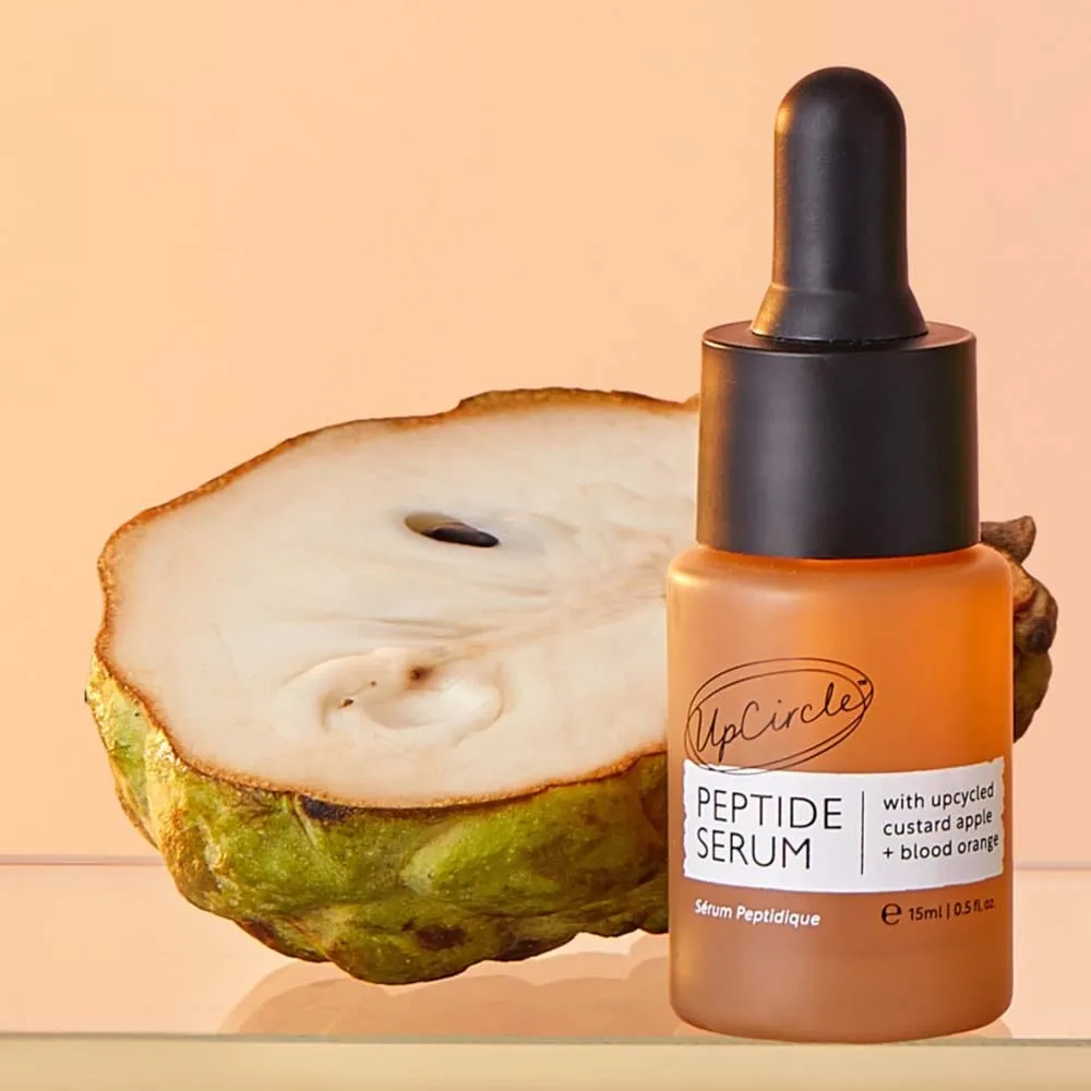 UpCircle Peptide Serum with Custard Apple   Blood Orange Travel Size 15ml
