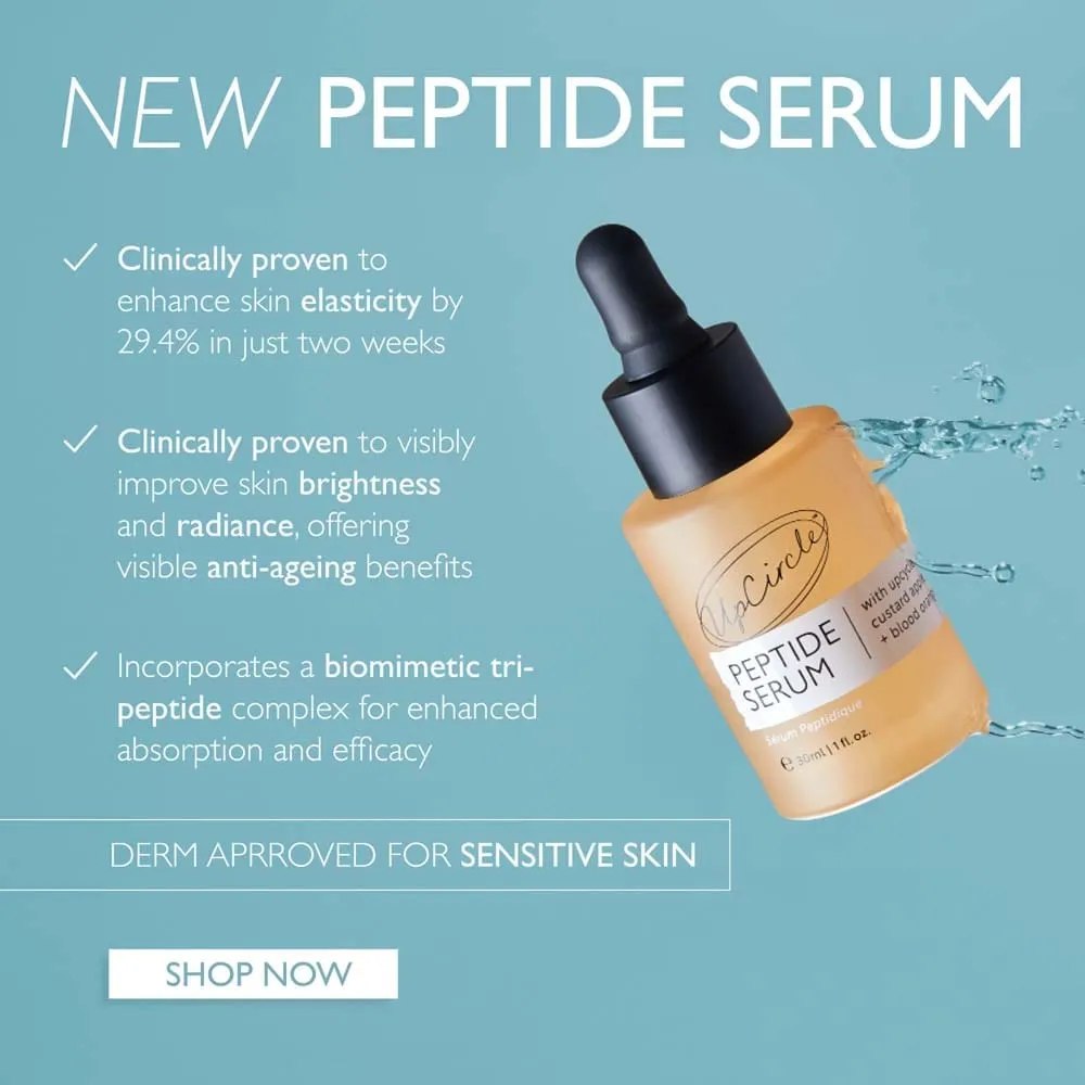 UpCircle Peptide Serum with Custard Apple   Blood Orange Travel Size 15ml