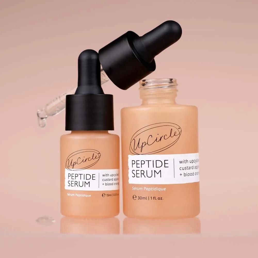 UpCircle Peptide Serum with Custard Apple   Blood Orange Travel Size 15ml