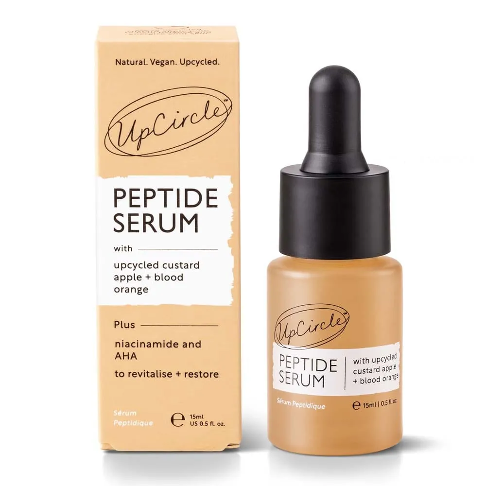 UpCircle Peptide Serum with Custard Apple   Blood Orange Travel Size 15ml